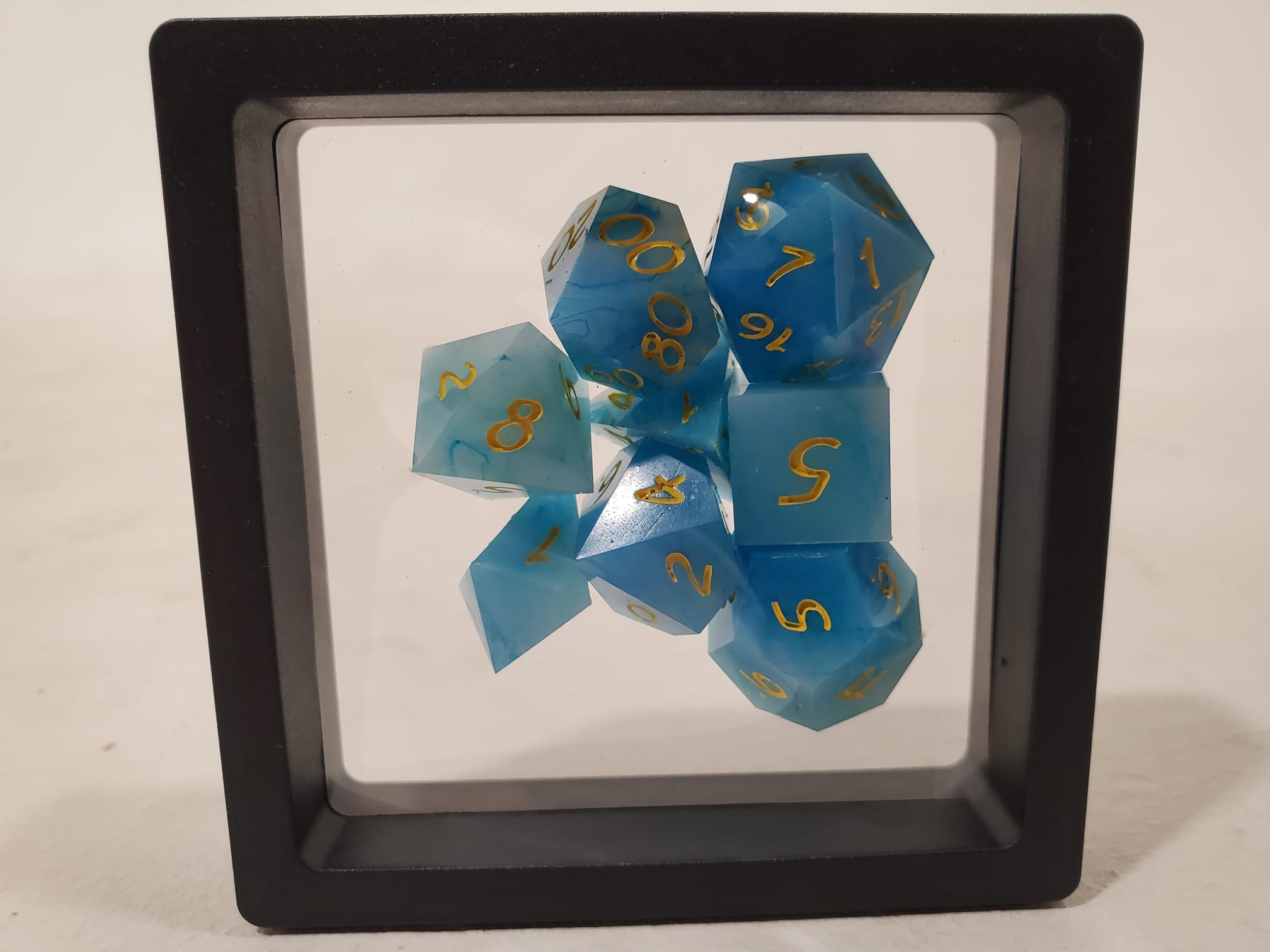 Nice Dice - 7pc - Blue and Frozen